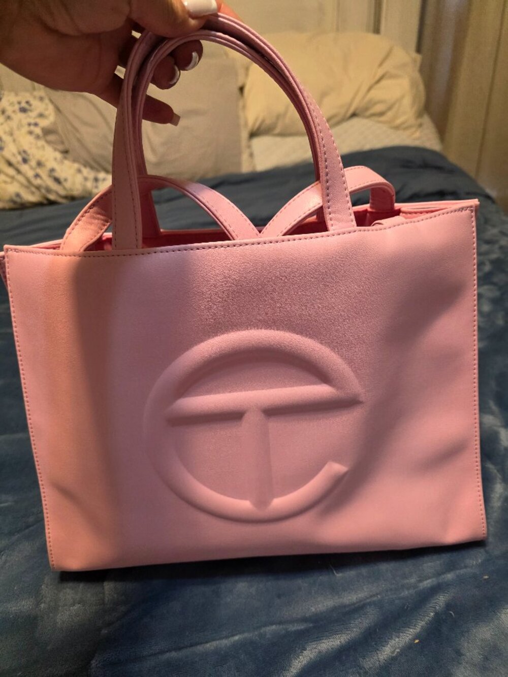 Telfar Medium Shopping Bag – Blush Pink